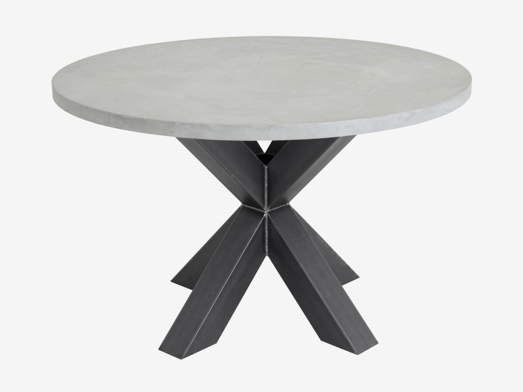 Eettafel Betonlook Rond Ozzy | FØRN Maatwerk Meubelen