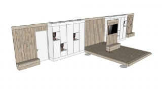 Muzieklokaal met podium Alfa College