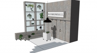 Bloemenwinkel winkelinterieur