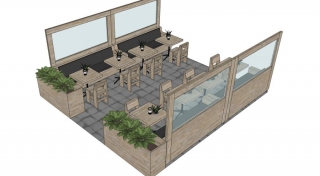 Terras interieur Het Oude Huis