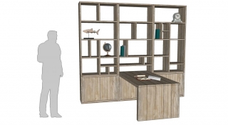 Maatwerk kast en bureau