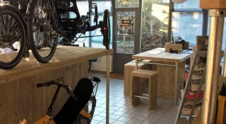 Fietsenwinkel interieur