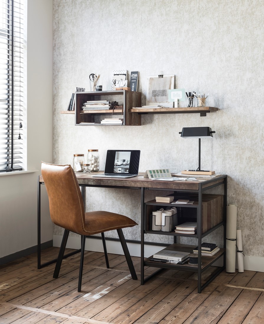Teak bureau van recycled teakhout